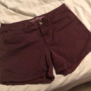 AEO Twill Midi Shorts Size 18